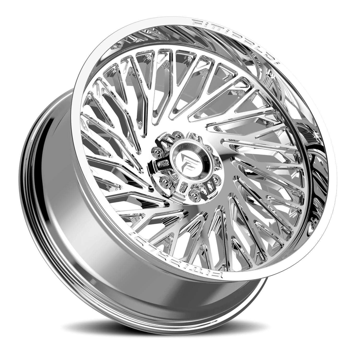 Fittipaldi Offroad Alpha Series 22x10 8x165 -19 Mirror Coat Chrome - Image 2