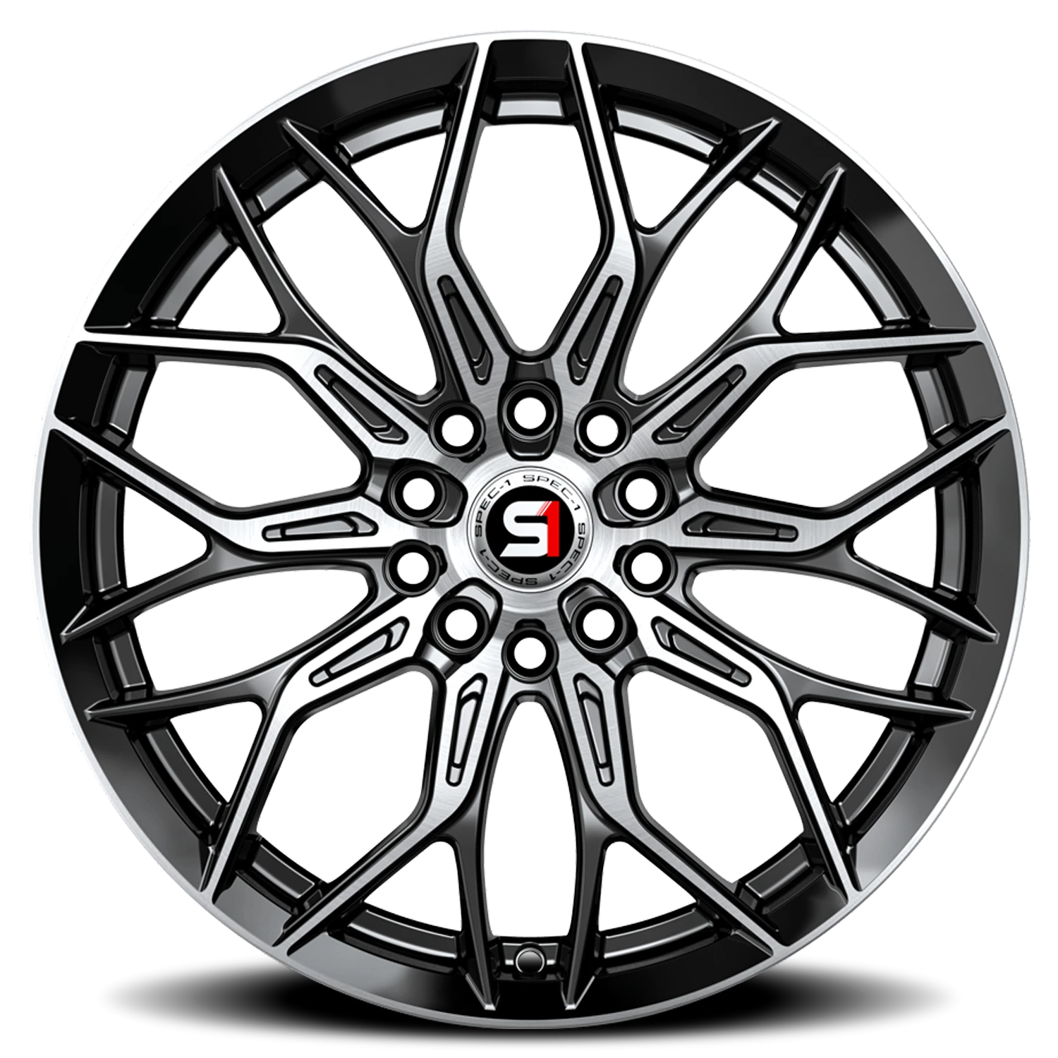 Spec-1 SP-57 18x8 5x112 +38 Black - Image 3