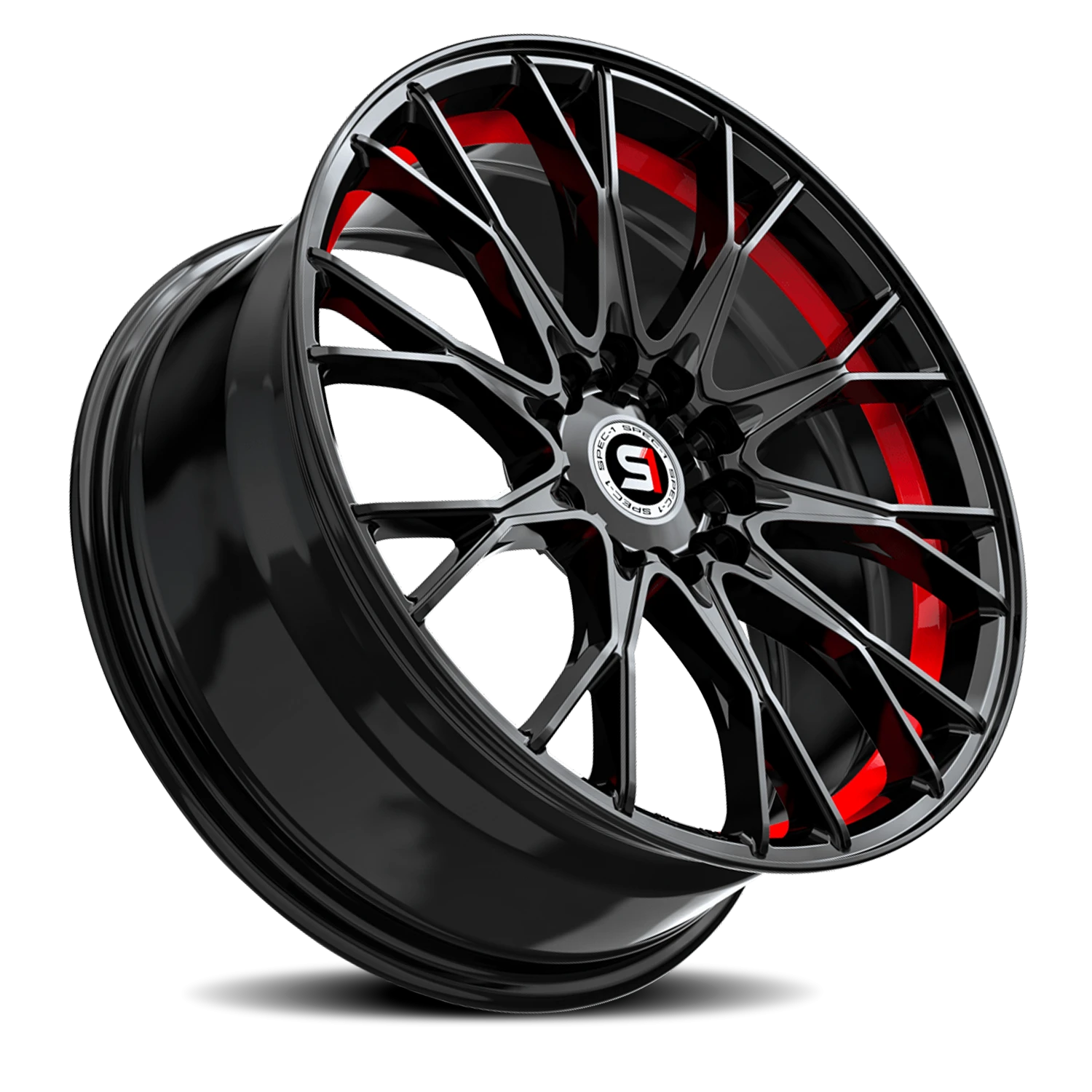 Spec-1 SP-59 18x8 5x112 +38 Black - Image 2