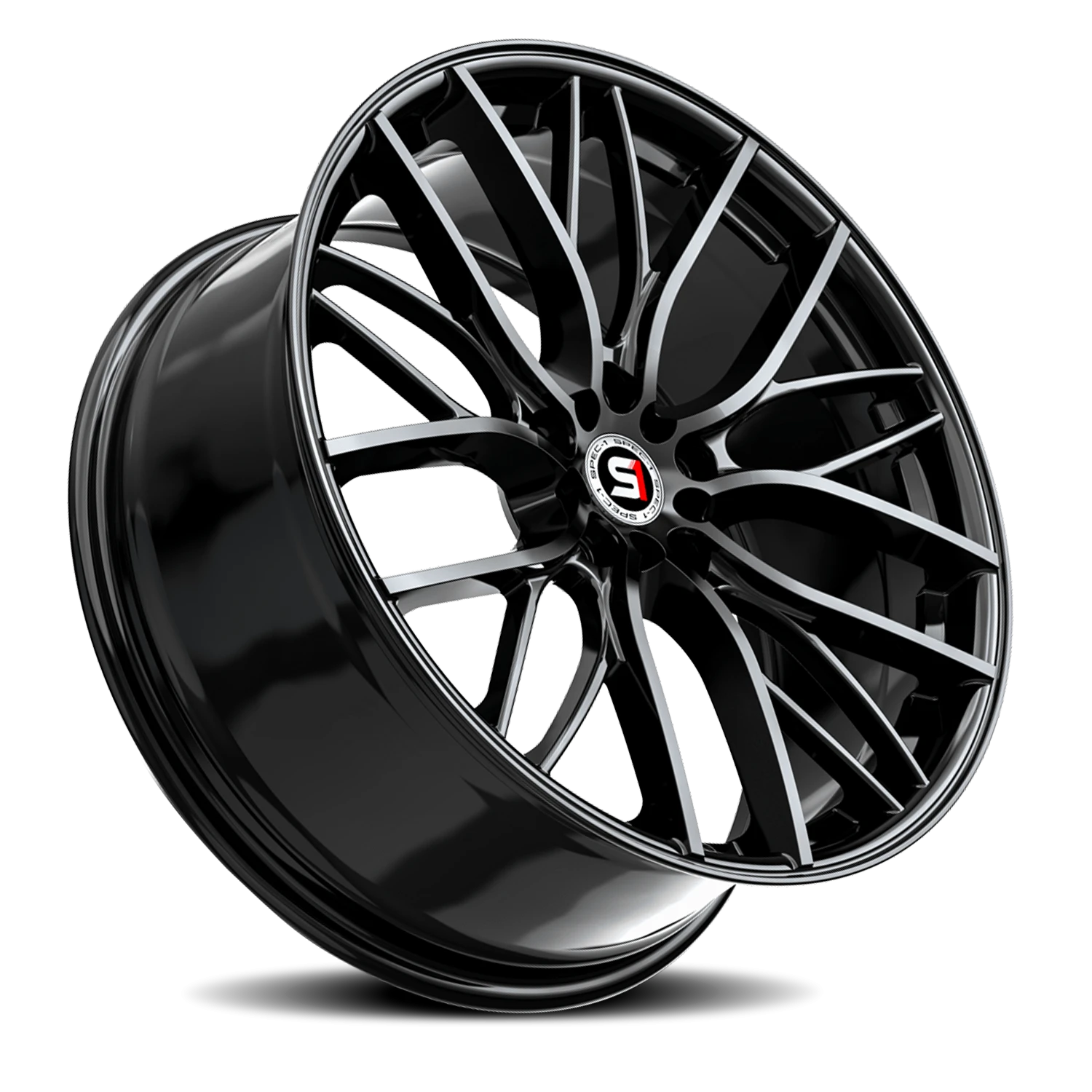 Spec-1 SP-61 17x8 5x110 +42 Black - Image 2
