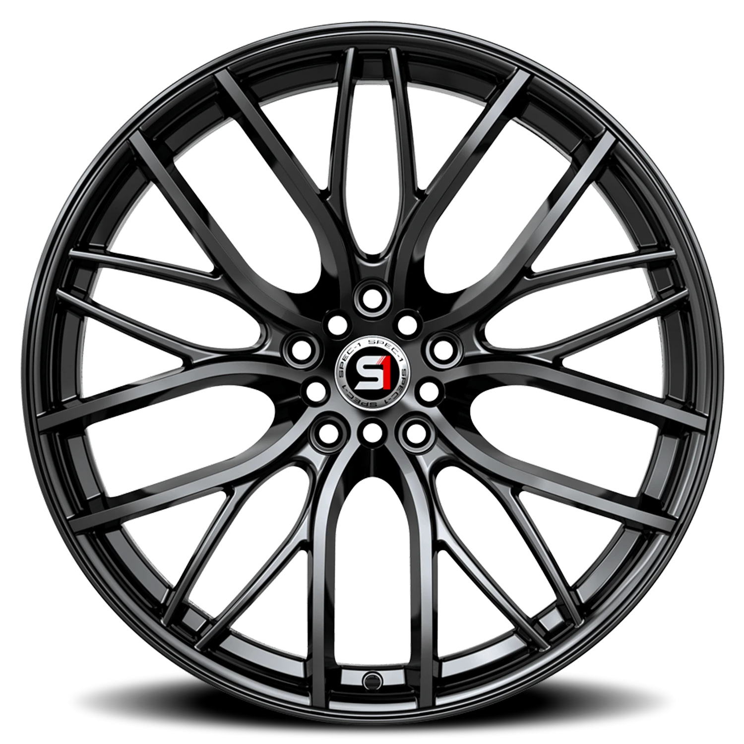 Spec-1 SP-61 17x8 5x110 +42 Black - Image 3
