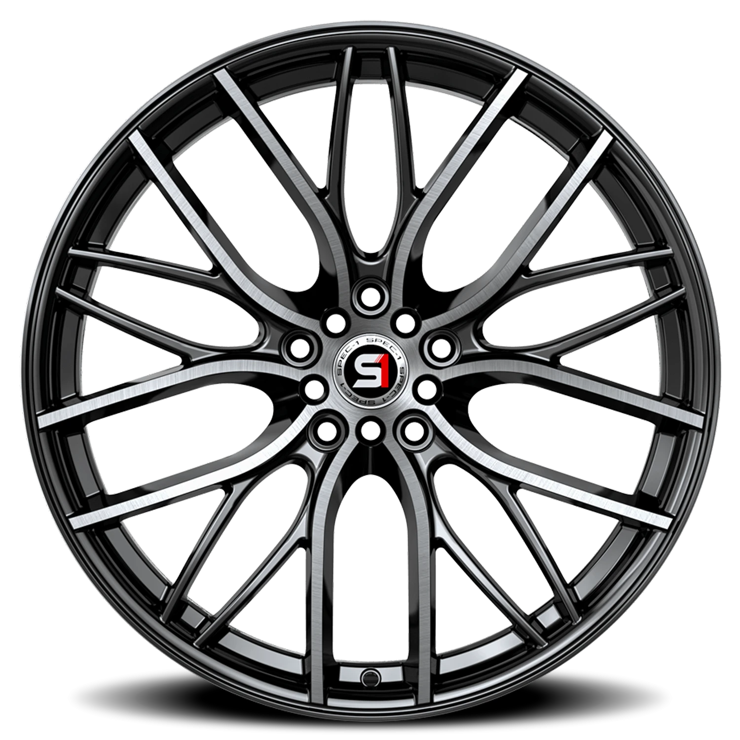 Spec-1 SP-61 18x8 5x114.3 +38 Black - Image 3