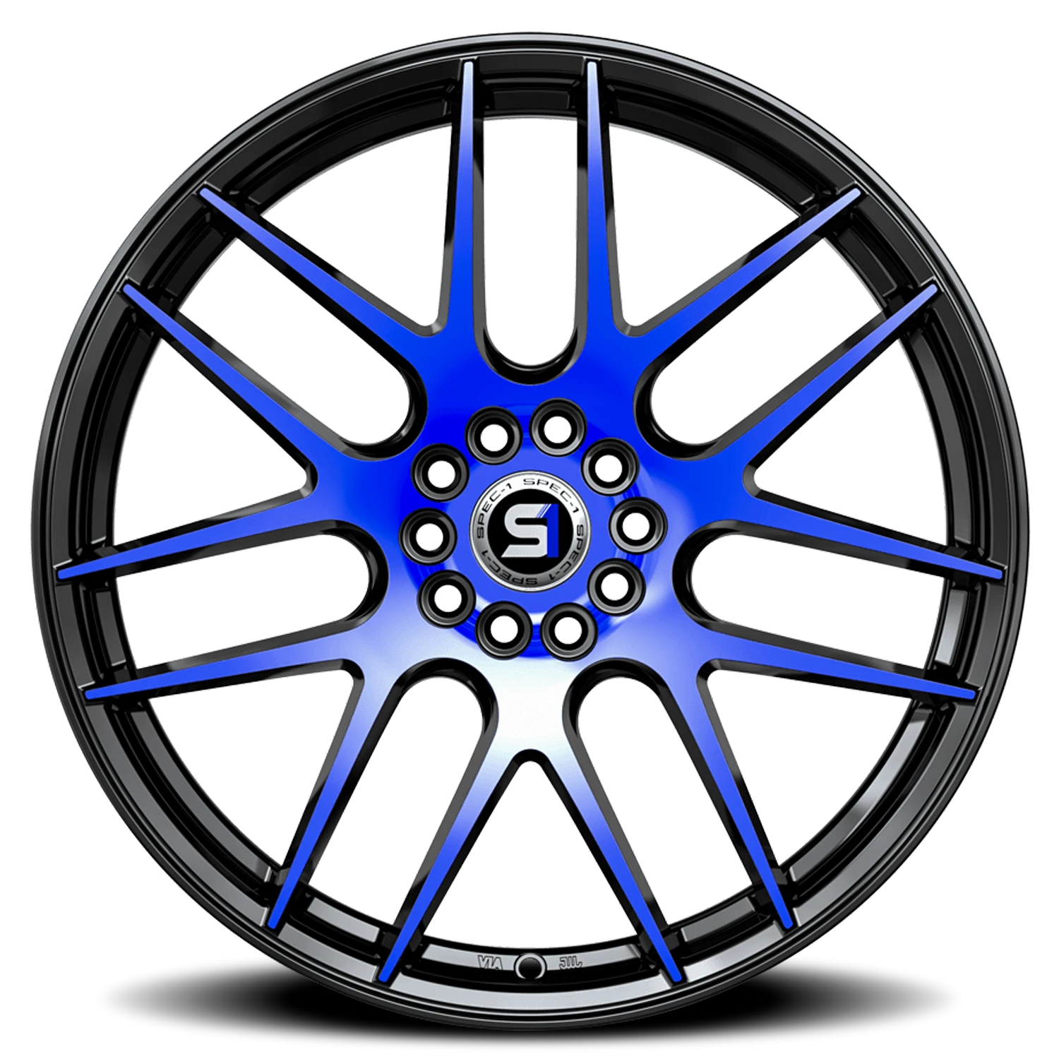 Spec-1 SP-65 20x8.5 5x114.3 +38 Black - Image 3