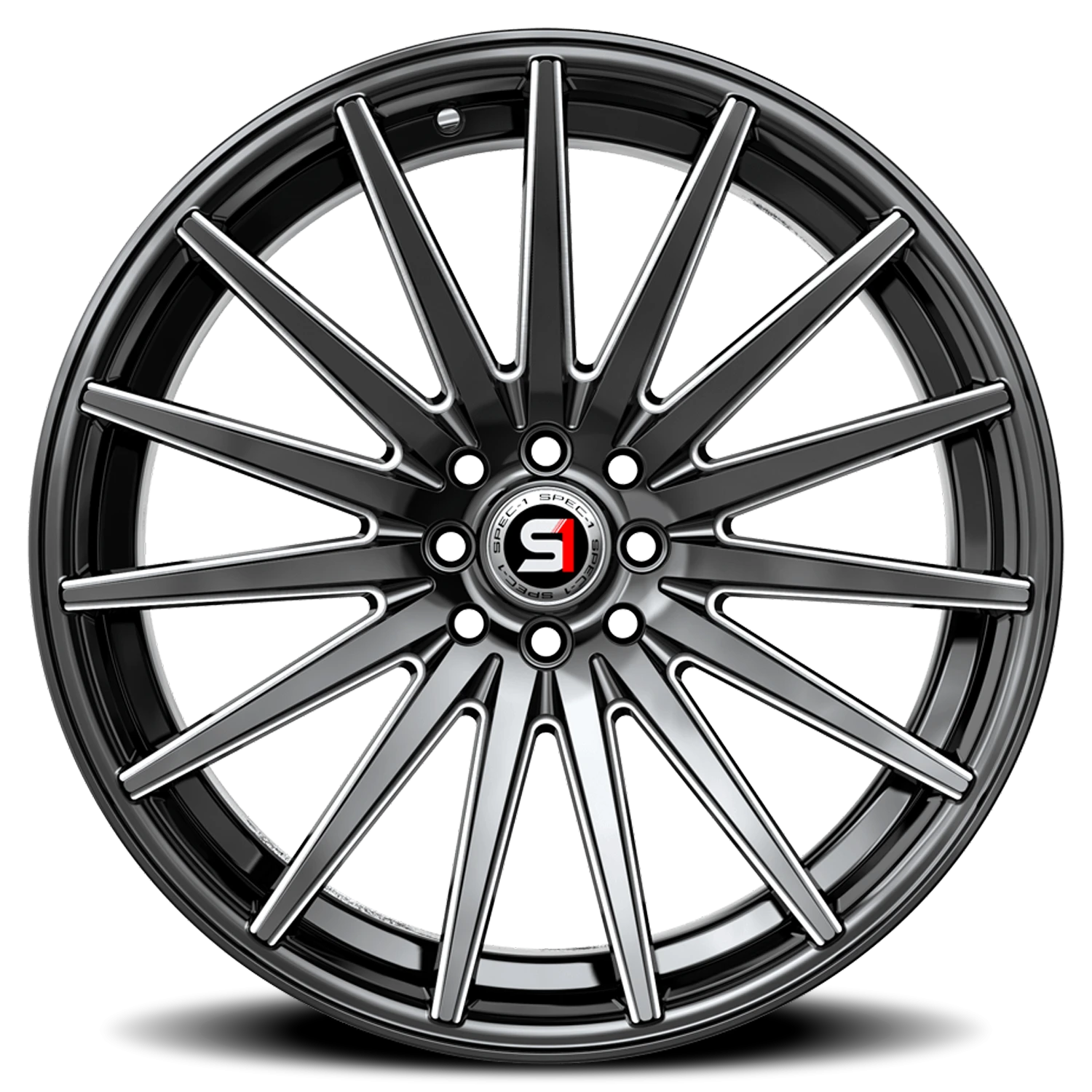 Spec-1 SP-69 18x8 5x110 +38 Black - Image 3