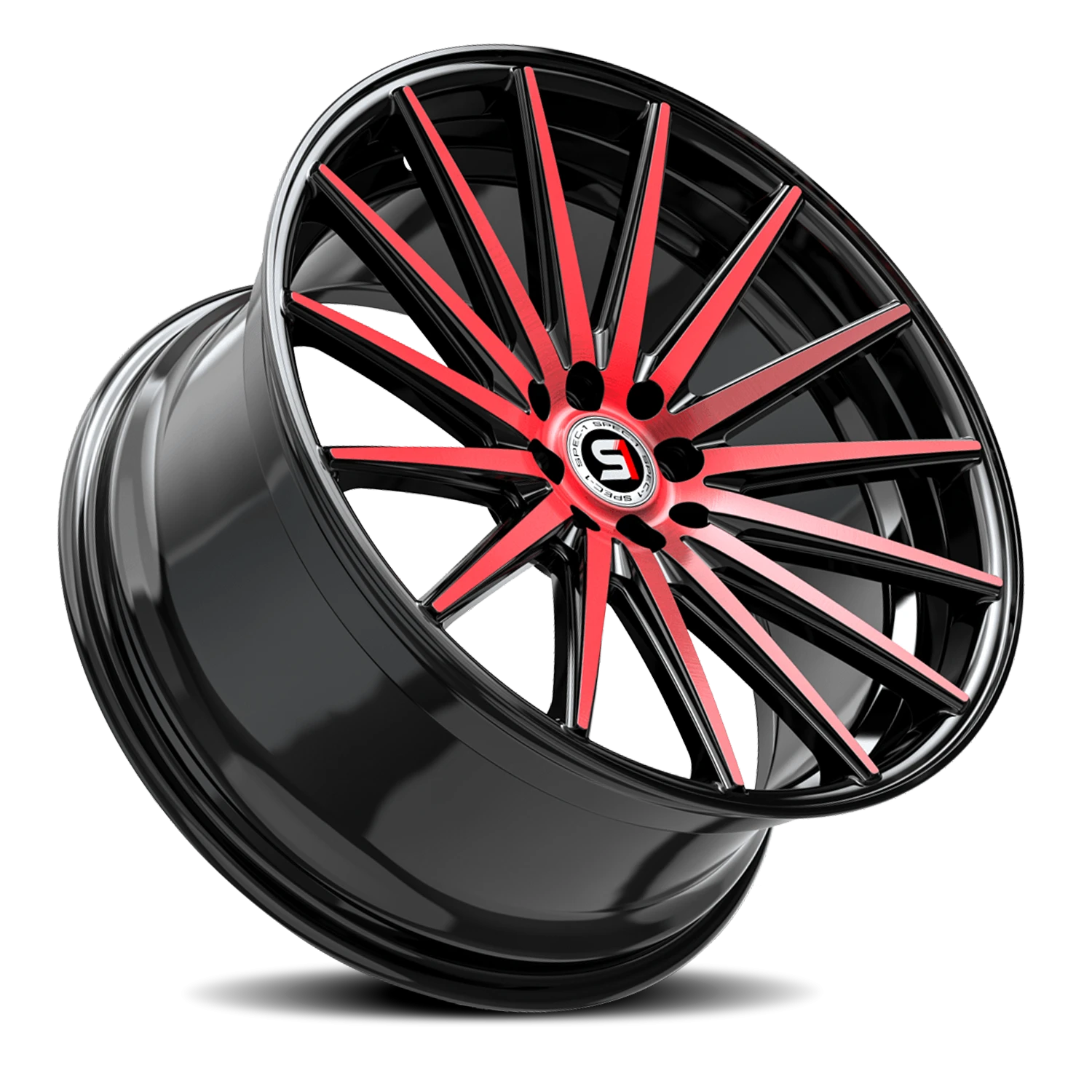 Spec-1 SP-69 18x8 5x112 +38 Black - Image 2