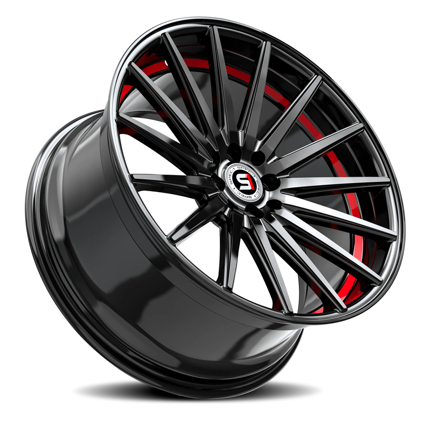 Spec-1 SP-69 18x8 5x114.3 +38 Black - Image 2