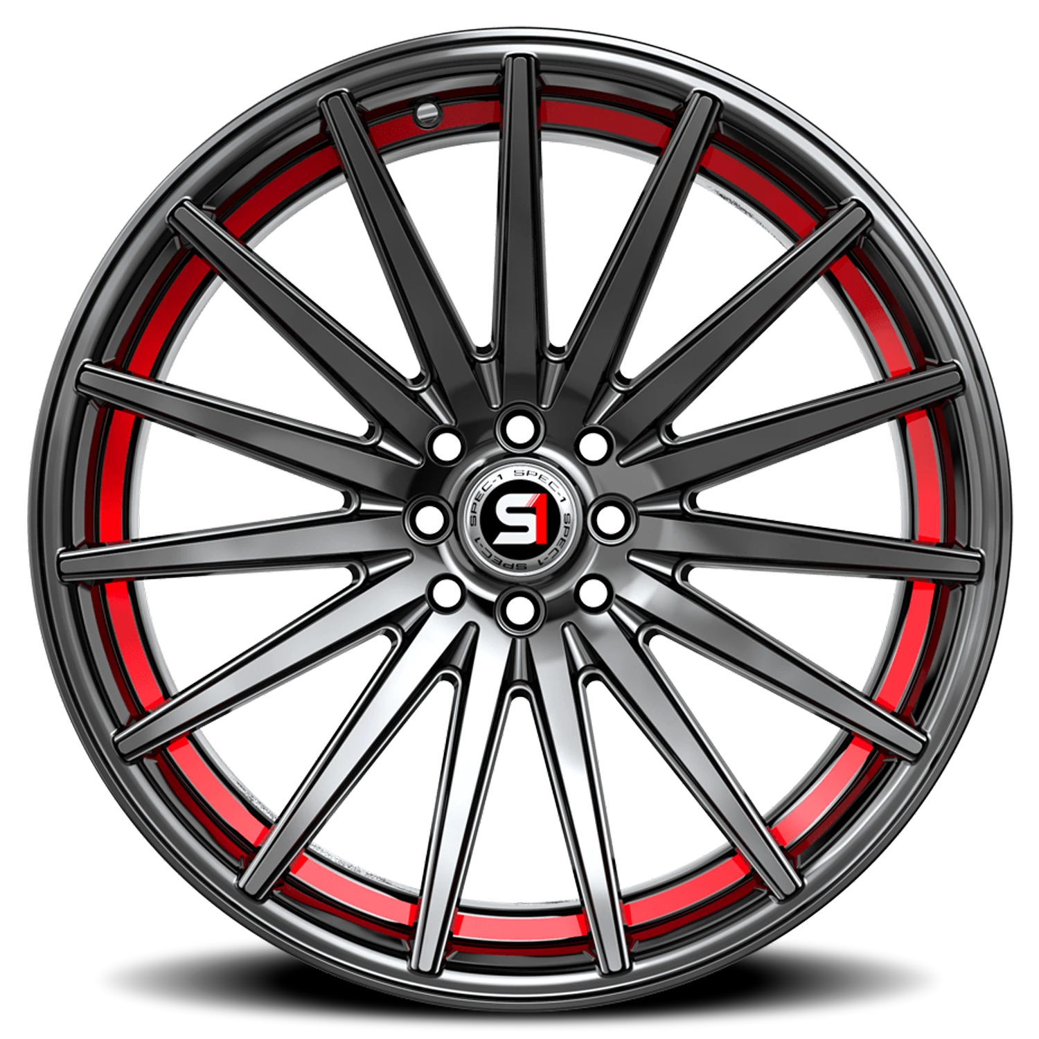 Spec-1 SP-69 18x8 5x114.3 +38 Black - Image 3