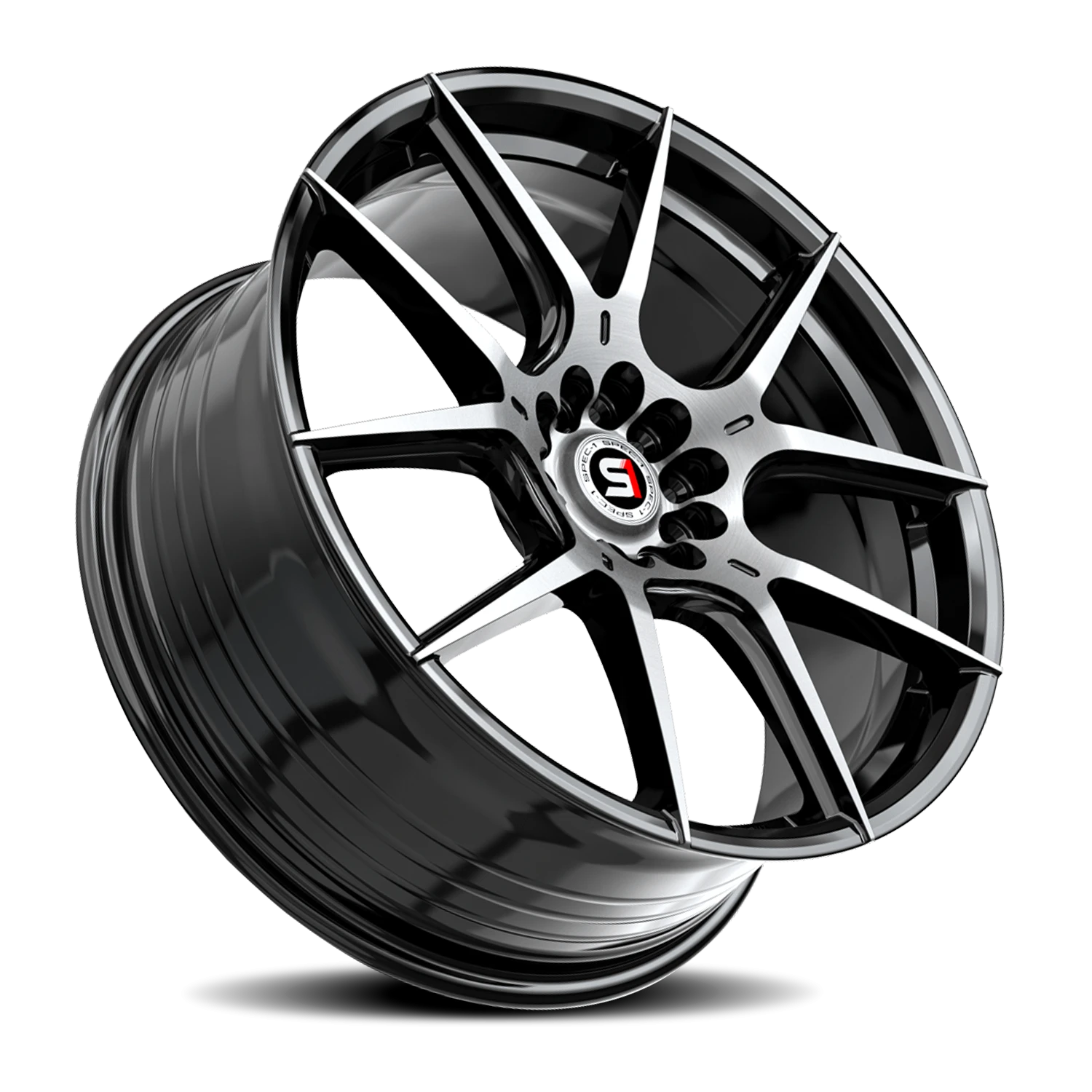 Spec-1 SP-71 20x8.5 5x114.3 +38 Black - Image 2