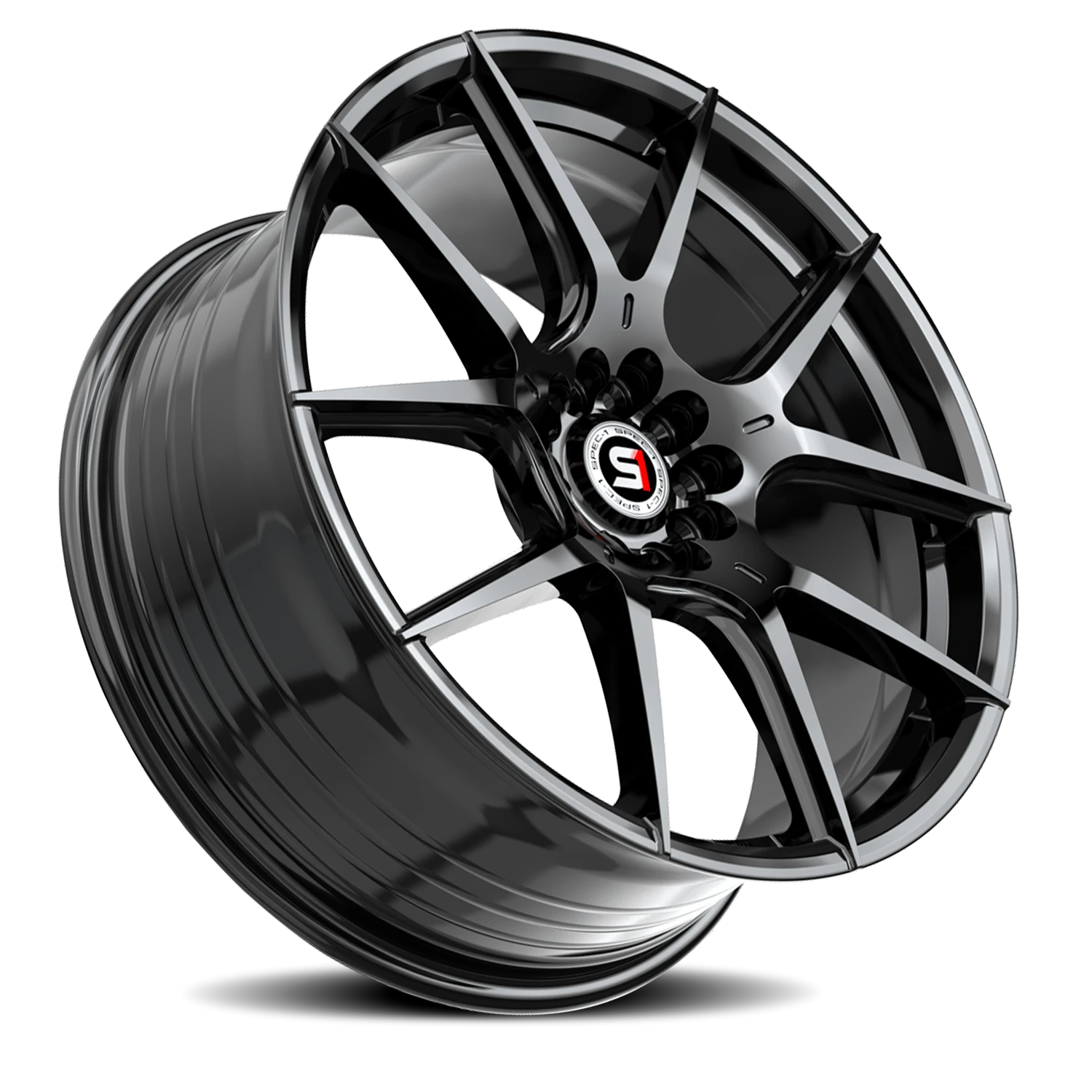 Spec-1 SP-71 20x8.5 5x114.3 +38 Black - Image 2