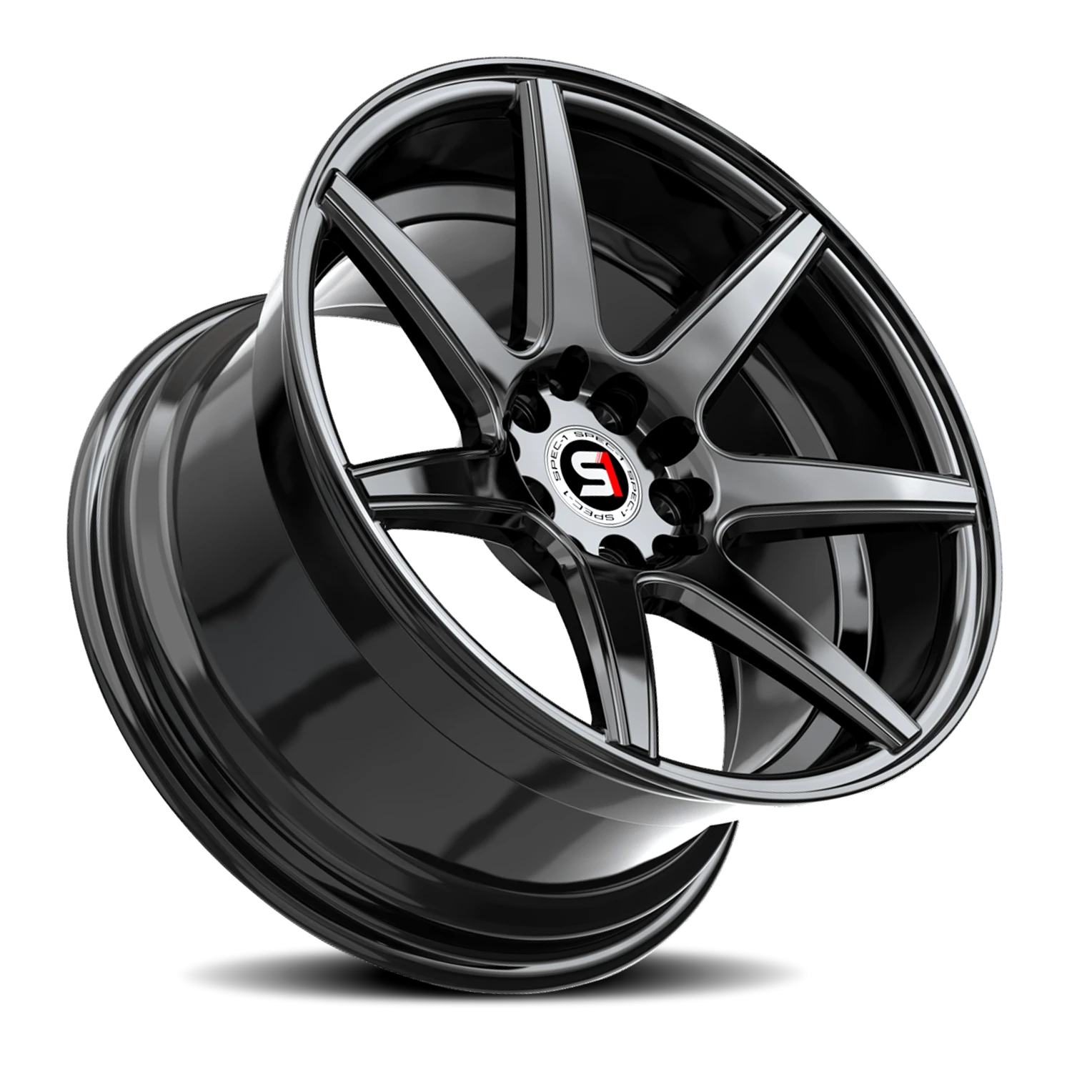 Spec-1 SP-73 17x7.5 5x100 +42 Black - Image 2
