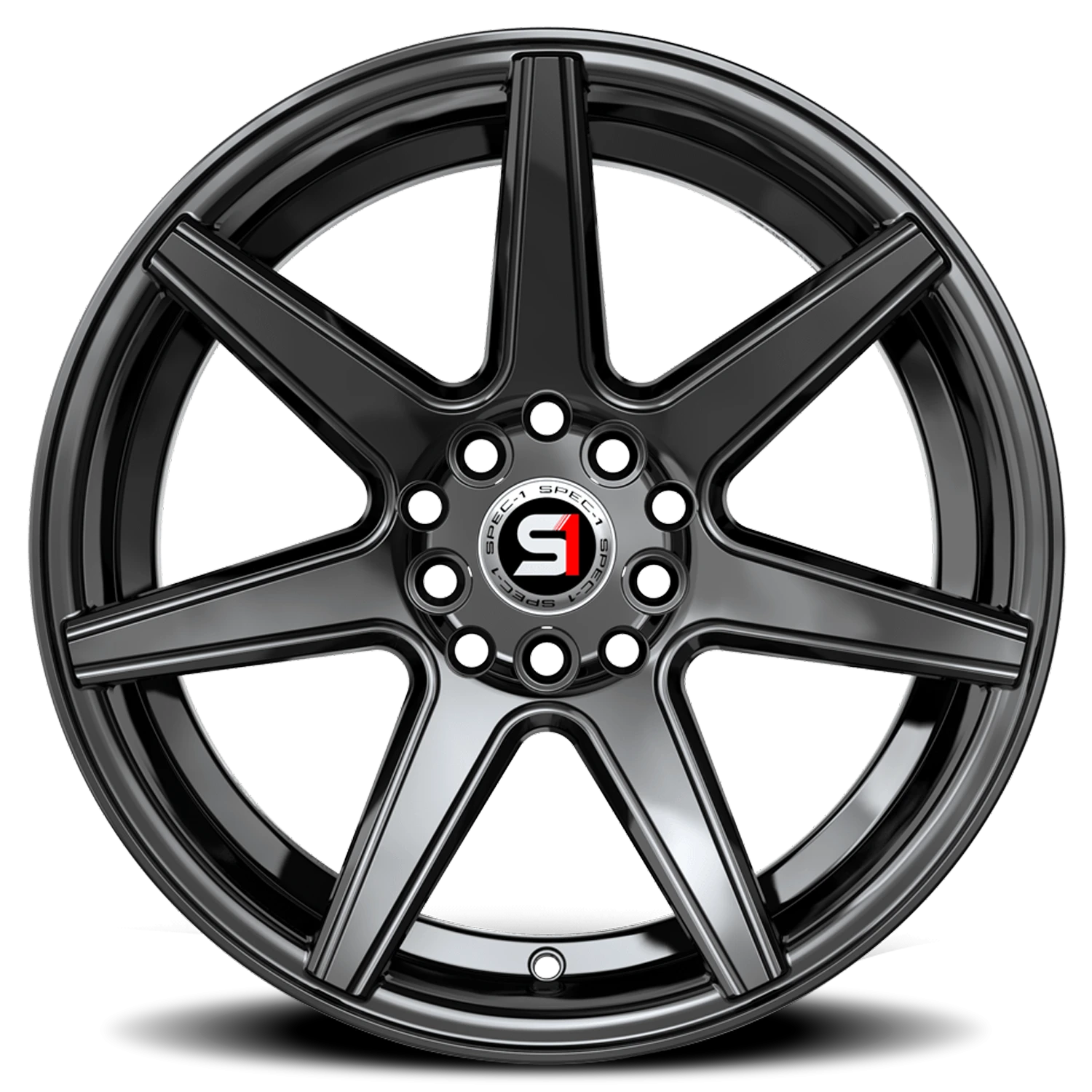 Spec-1 SP-73 17x7.5 5x100 +42 Black - Image 3