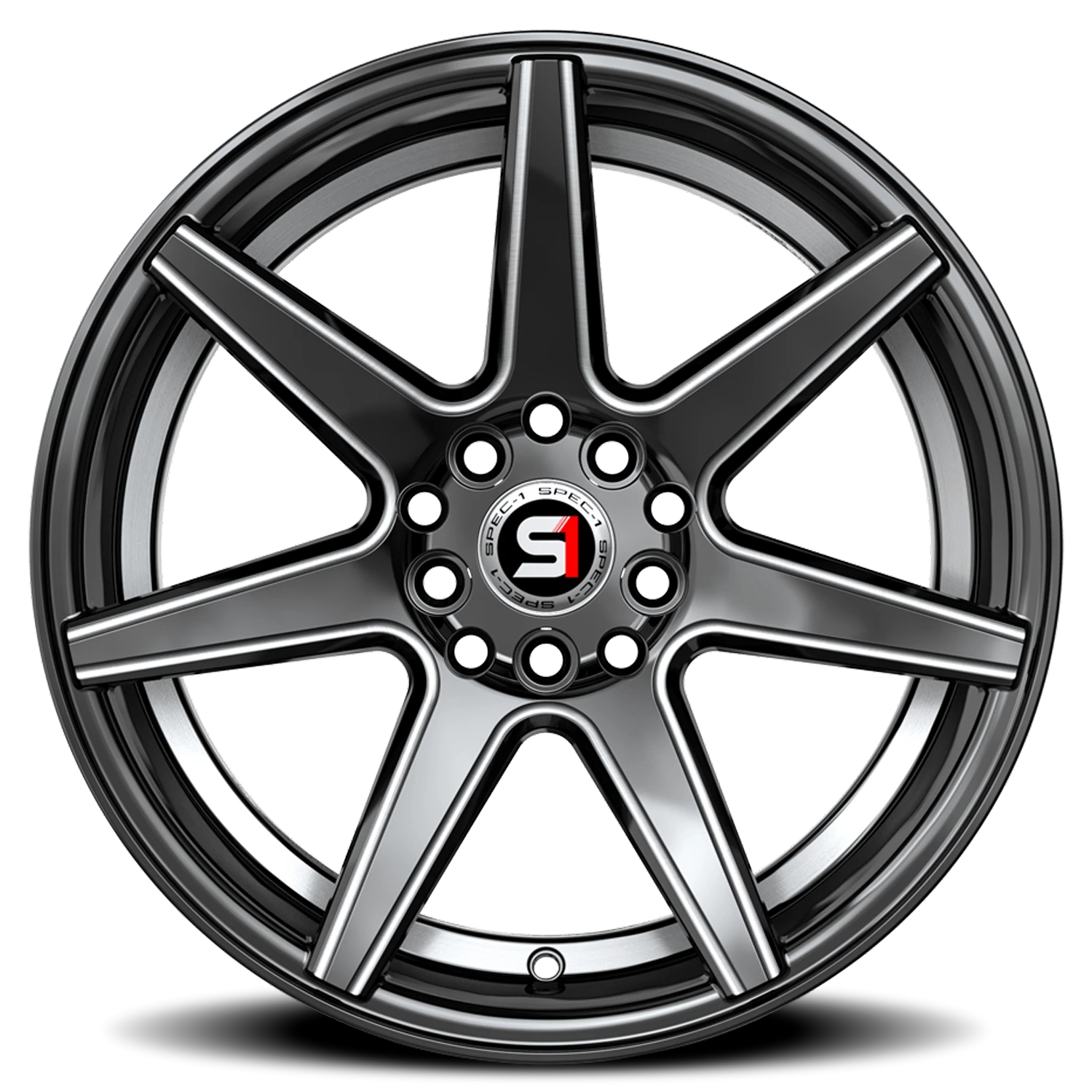 Spec-1 SP-73 18x8 5x100 +38 Black - Image 3
