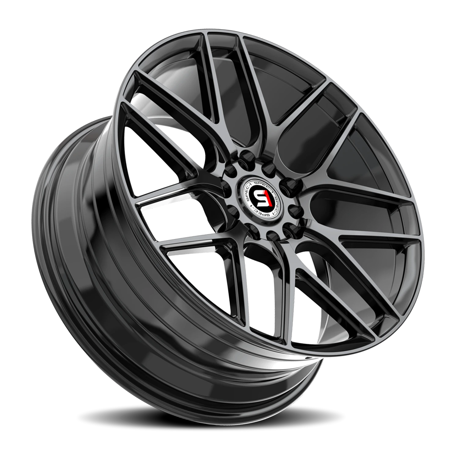 Spec-1 SP-78 18x8 5x100 +35 Black - Image 2