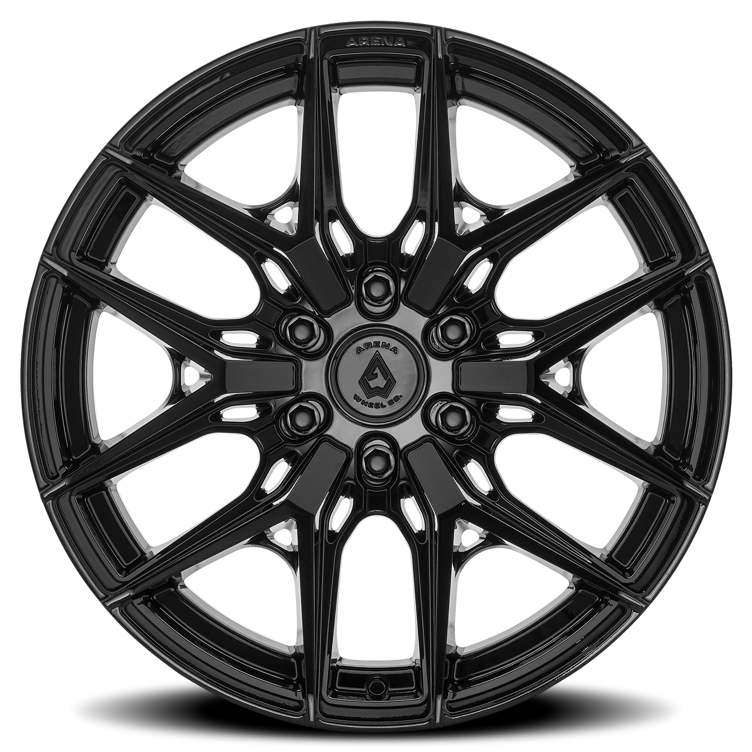 Arena Sparta 20x9.5 6x135 +28 Glossy Black - Image 3