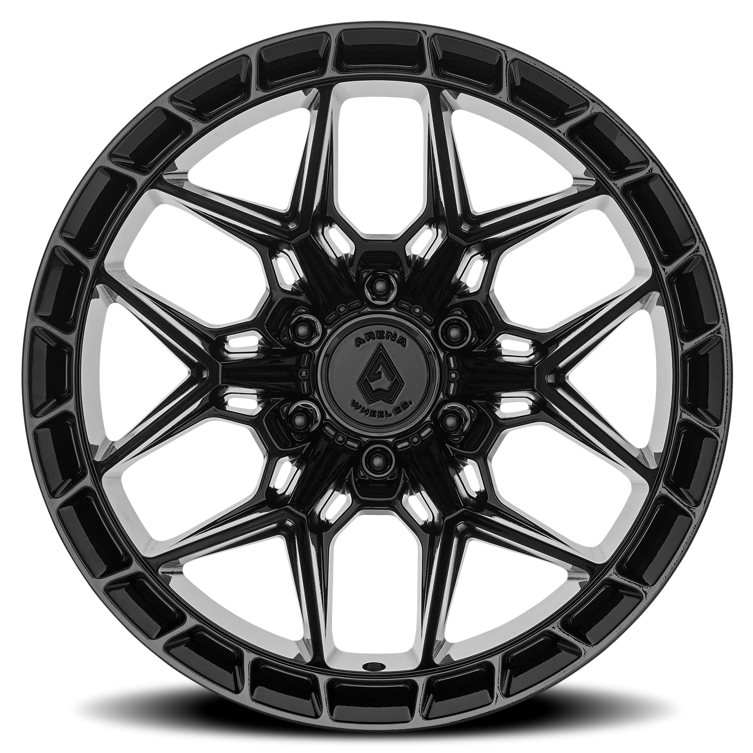 Arena Rampage 20x9.5 6x139.7 +30 Glossy Black - Image 3