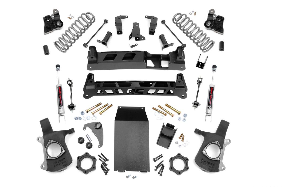 Rough Country 6 Inch Lift Kit NTD Chevy Avalanche (02-06)/Suburban 1500 (00-06)