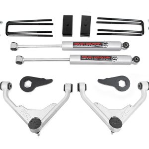 Rough Country 3 Inch Lift Kit FK/FF Code Chevy/GMC Sierra/Silverado 2500 HD Suburban/Yukon XL 2500 (01-10)