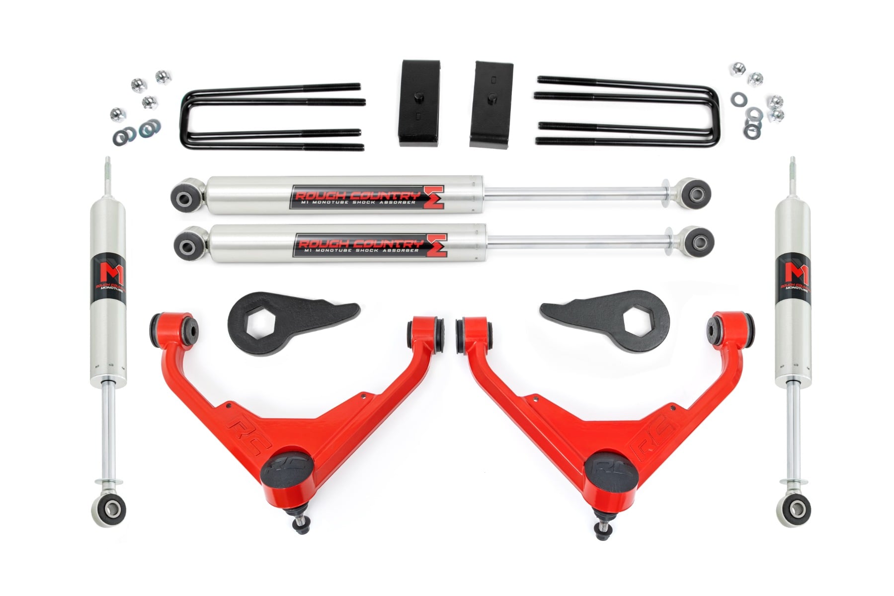 Rough Country 3 Inch Lift Kit M1 FK/FF Chevy/GMC 2500HD/3500HD/Suburban 2500/Yukon XL 2500 (01-10)