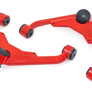 Rough Country Red Forged Upper Control Arms 3 Inch Lift Chevy/GMC 2500HD (01-10)