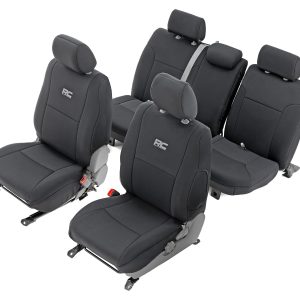 Rough Country Seat Covers FR & RR Crew Cab Toyota Tacoma 2WD/4WD (2005-2015)