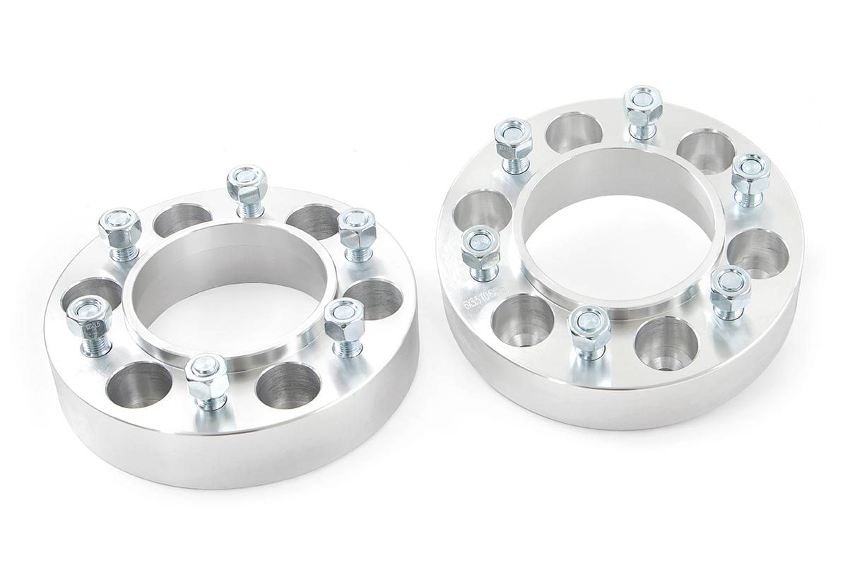 Rough Country 1.5 Inch Wheel Spacers 6x5.5 Toyota 4Runner (10-24)/Tacoma (05-23)