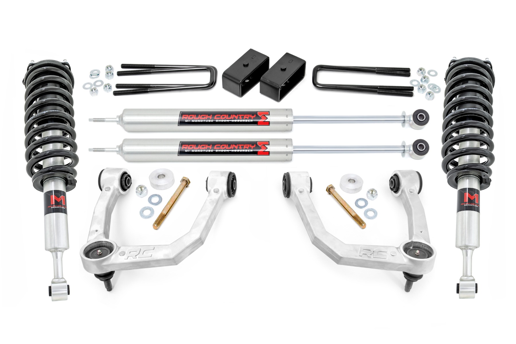 Rough Country 3.5 Inch Lift Kit UCA M1 Struts Toyota Tacoma 2WD/4WD (2005-2023)