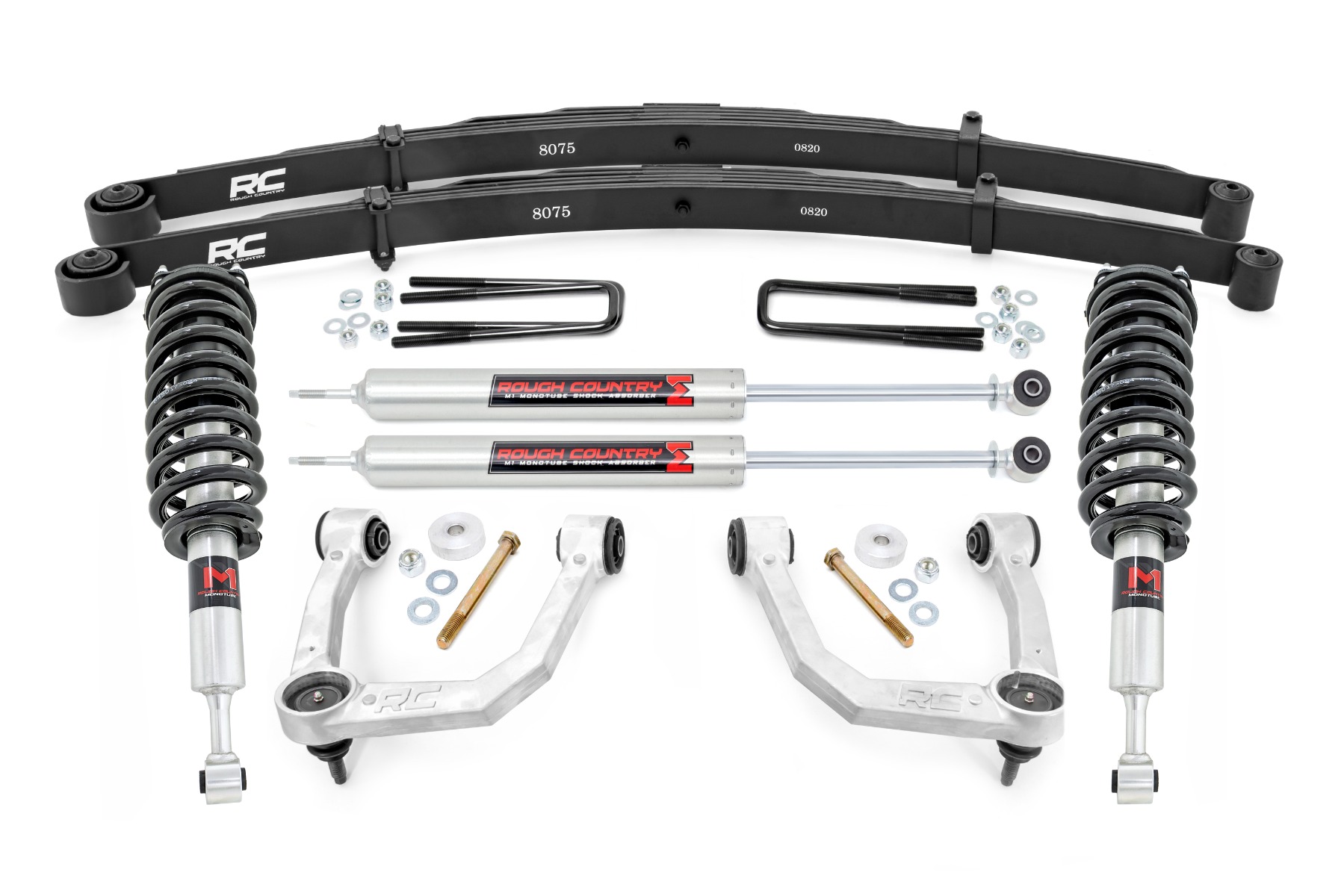 Rough Country 3.5 Inch Lift Kit UCA M1 Struts Toyota Tacoma 2WD/4WD (2005-2023)