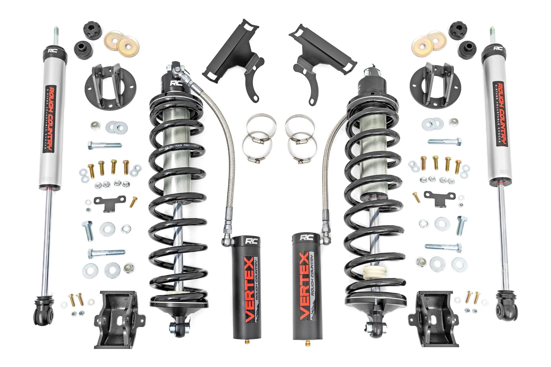 Rough Country 4.5 Inch Coilover Conversion Upgrade Kit Vertex/V2 Ford F-250/F-350 Super Duty (05-22)