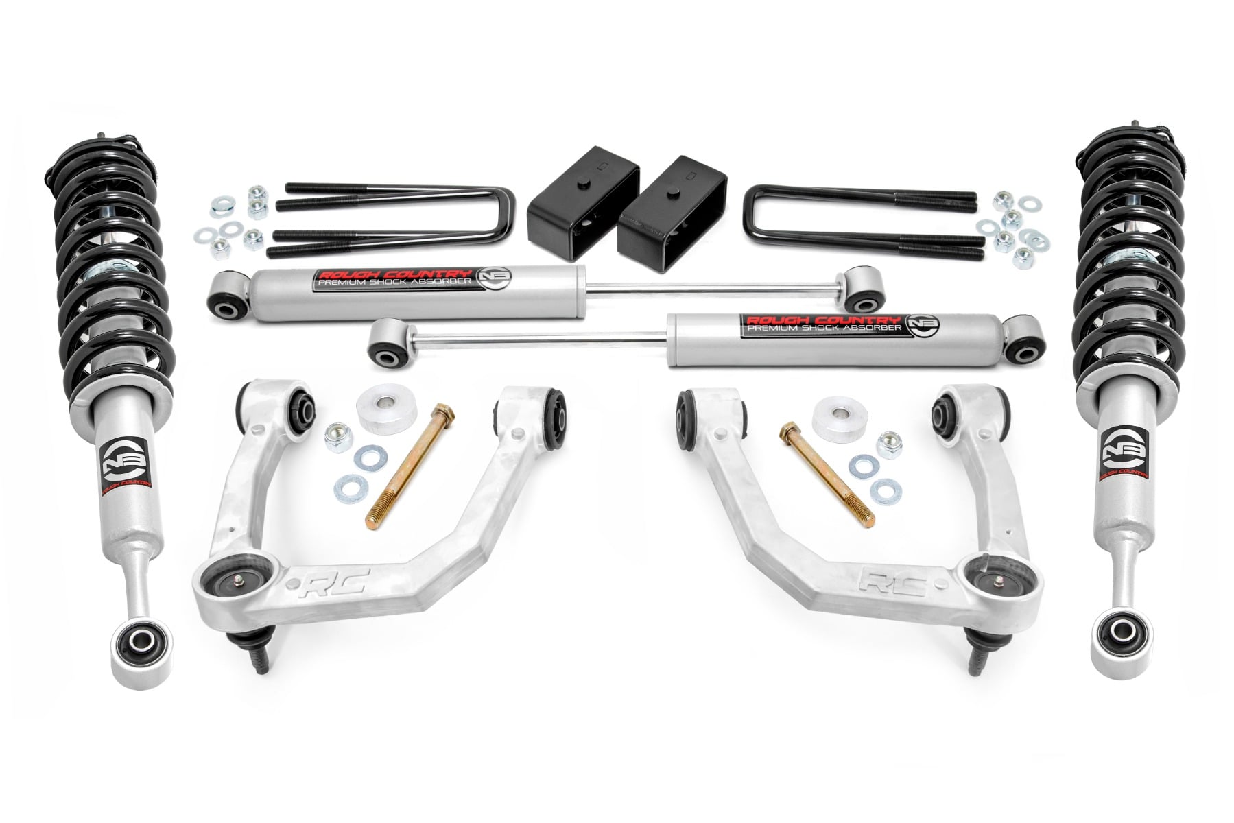 Rough Country 3 Inch Lift Kit Toyota Hilux 2WD/4WD (2006-2026)