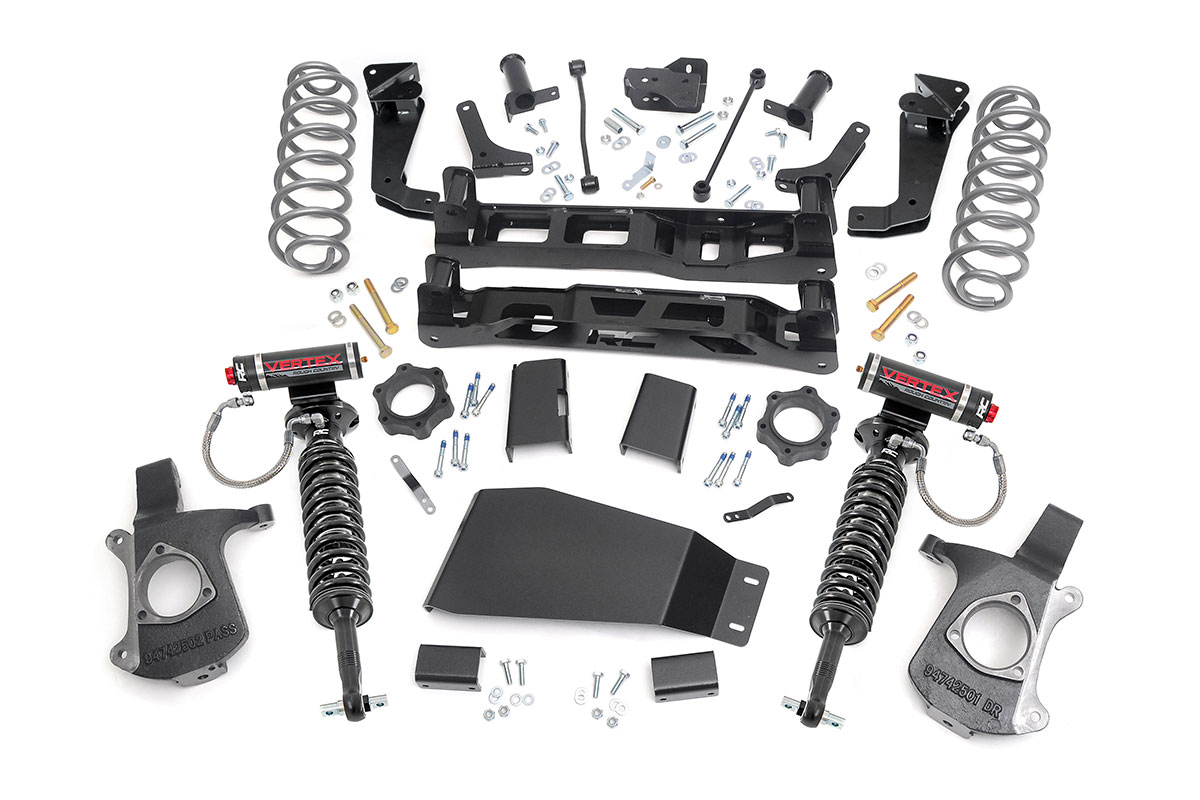 Rough Country 7.5 Inch Lift Kit Vertex Coilovers Chevy/GMC Tahoe/Yukon 2WD/4WD (07-14)