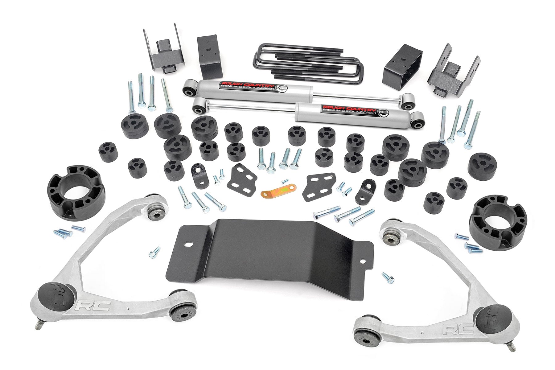 Rough Country 4.75 Inch Lift Kit Combo Chevy/GMC 1500 4WD (07-13)