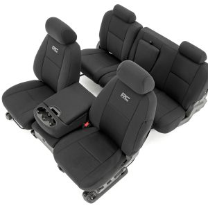Rough Country Seat Covers FR 40/40/20 & RR Full Bench Chevy/GMC 1500/2500HD (07-13)