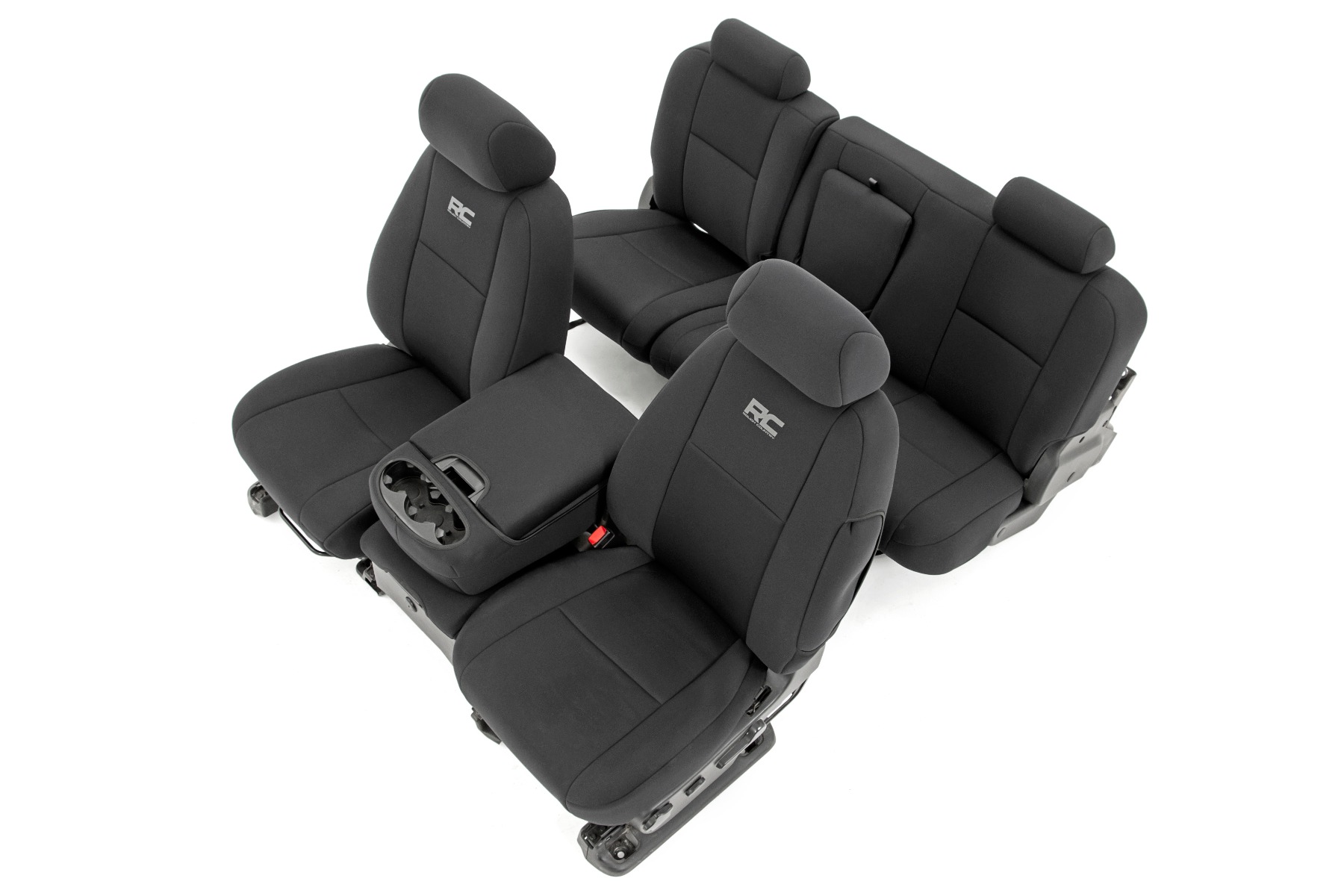Rough Country Seat Covers FR 40/40/20 & RR Full Bench Chevy/GMC 1500/2500HD (07-13)