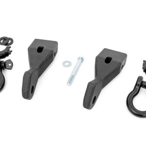 Rough Country Tow Hook Brackets D-Ring Combo Chevy/GMC 1500 (07-13)