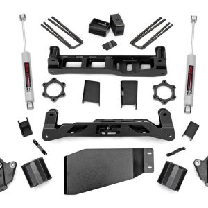 Rough Country 5 Inch Lift Kit Chevy Silverado & GMC Sierra 1500 4WD (2007-2013)