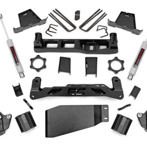 Rough Country 6 Inch Lift Kit Chevy Silverado & GMC Sierra 1500 4WD (2007-2013)