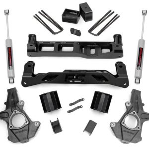 Rough Country 5 Inch Lift Kit Chevy Silverado & GMC Sierra 1500 2WD (2007-2013)