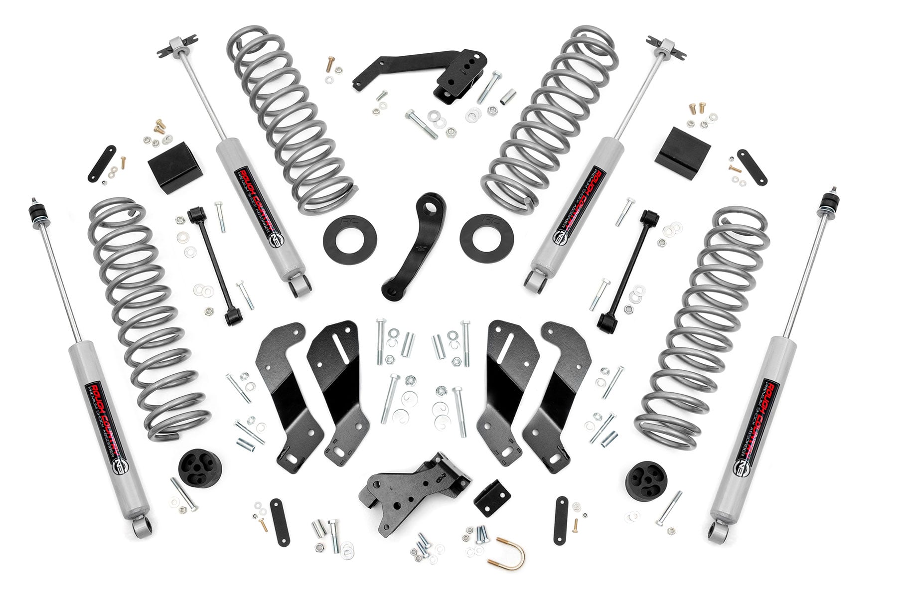 Rough Country 3.5 Inch Lift Kit Jeep Wrangler Unlimited 2WD/4WD (2007-2018)