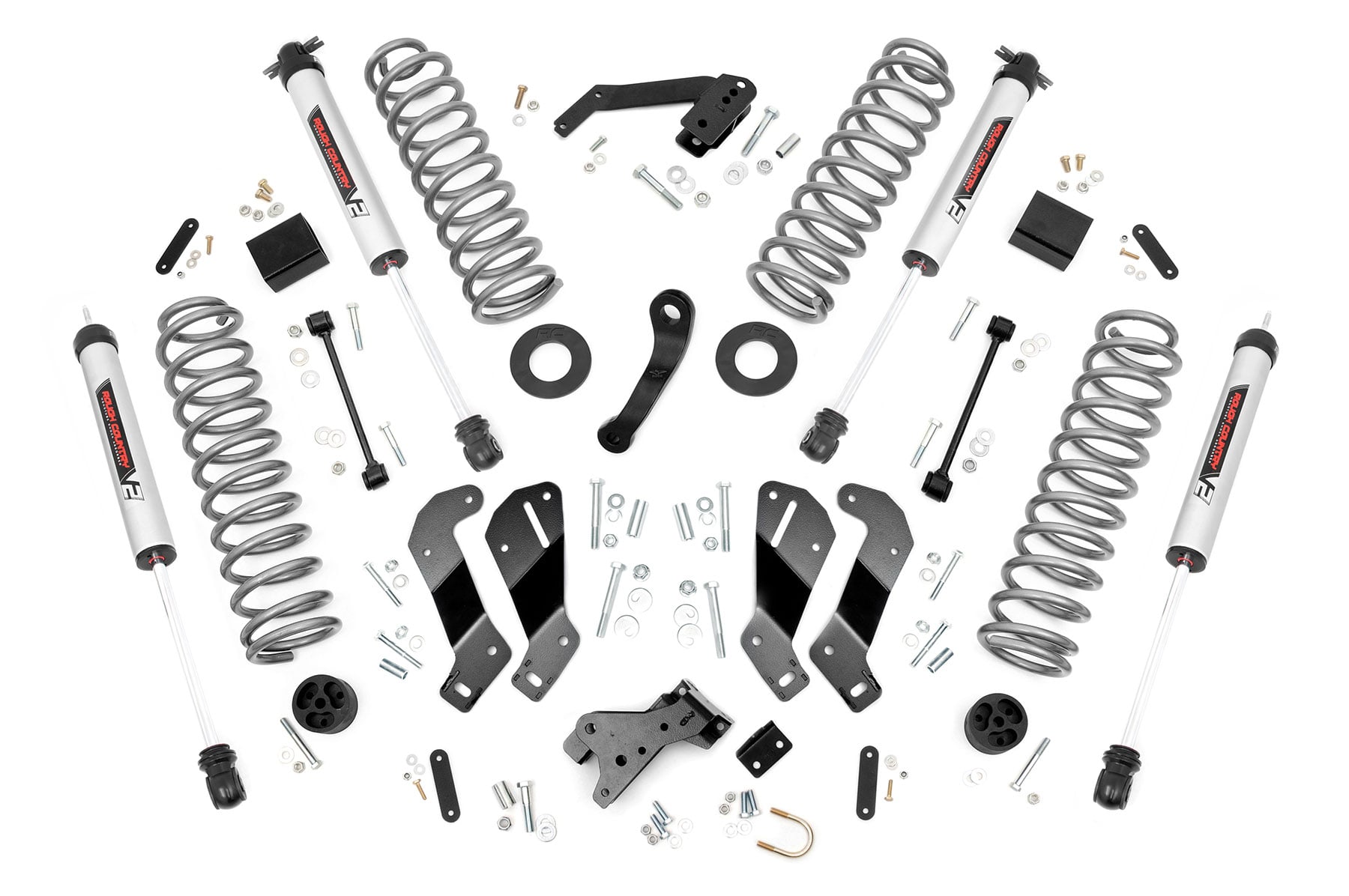 Rough Country 3.5 Inch Lift Kit V2 Jeep Wrangler JK 4WD (2007-2018)