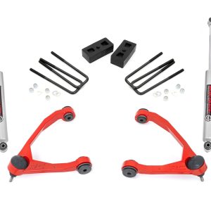Rough Country 3.5 Inch Lift Kit Cast Steel N3 Strut Chevy/GMC 1500 (14-16)