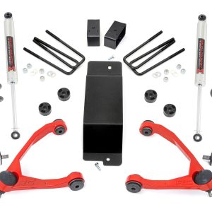 Rough Country 3.5 Inch Lift Kit Forged UCA M1 Strut Chevy/GMC 1500 (14-16)