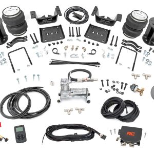 Rough Country Air Spring Kit w/compressor Wireless Controller 6-7.5 Inch Lift Kit Chevy/GMC 1500 (07-18)