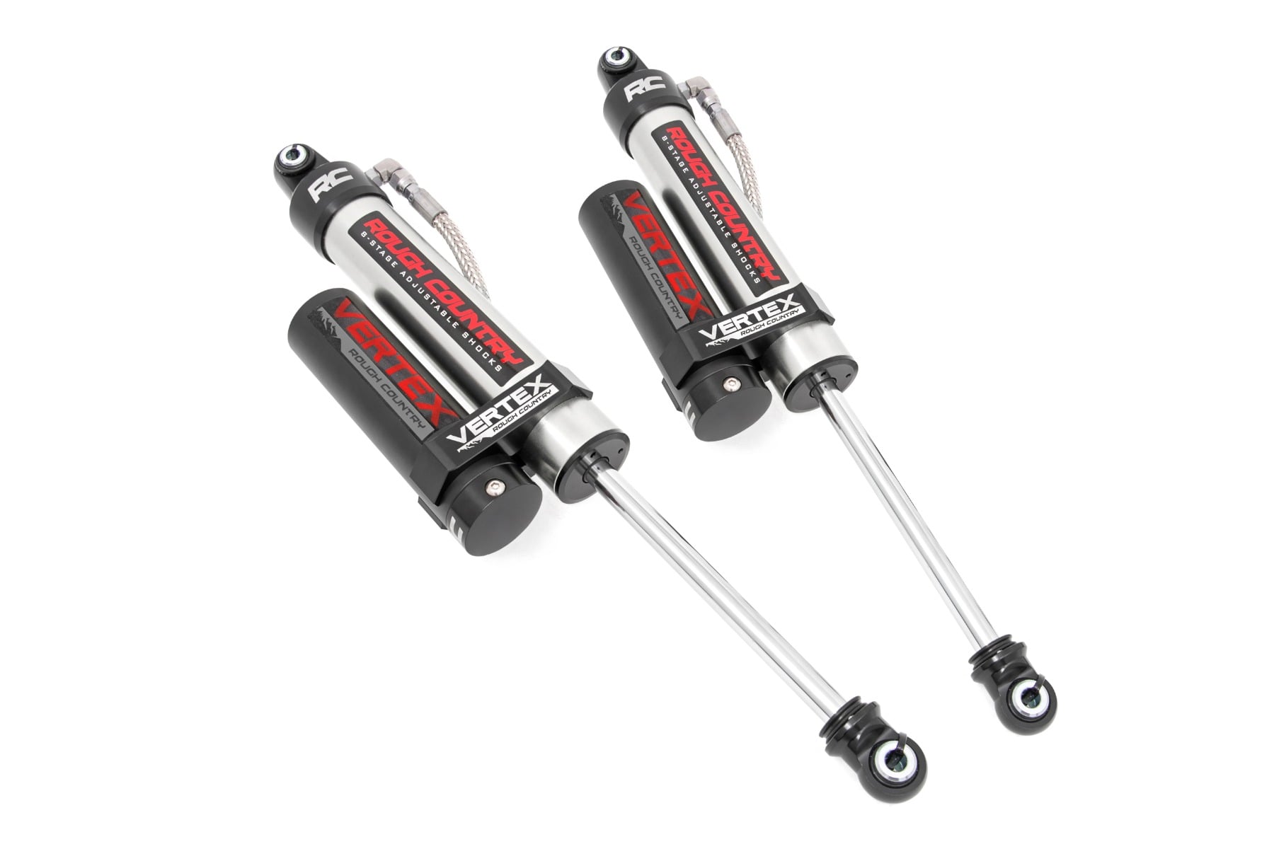 Rough Country Vertex 2.5 Reservoir Rear Shocks 5.5-7.5″ Ram 1500 4WD (2009-2018 & Classic)