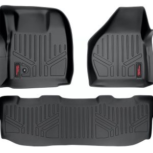 Rough Country Floor Mats FR & RR Crew Cab Ford F-250/F-350 Super Duty 2WD/4WD (08-10)