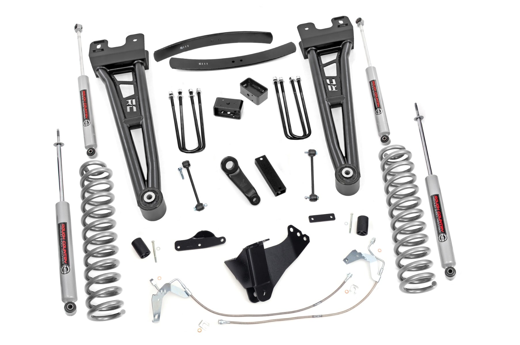 Rough Country 6 Inch Lift Kit Diesel Radius Arm Ford F-250/F-350 Super Duty (08-10)