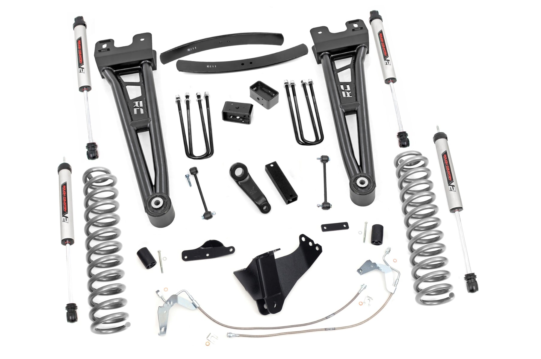 Rough Country 6 Inch Lift Kit Diesel Radius Arm V2 Ford F-250/F-350 Super Duty (08-10)