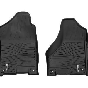 Rough Country Flex-Fit Floor Mats FR Crew Cab Ram 1500 2WD/4WD (2012-2018 & Classic)