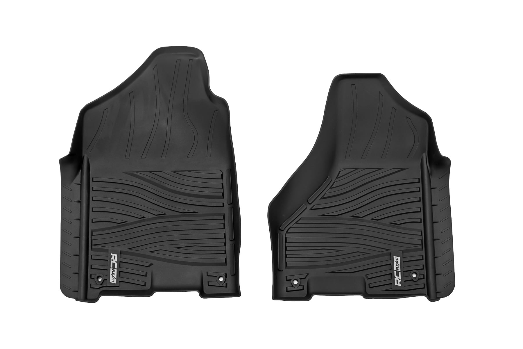 Rough Country Flex-Fit Floor Mats FR Crew Cab Ram 1500 2WD/4WD (2012-2018 & Classic)