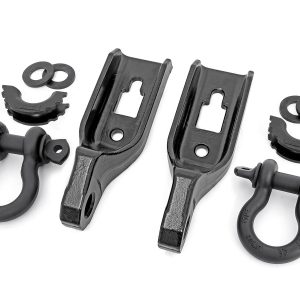 Rough Country Tow Hook Brackets D-Ring Combo Ford F-150 2WD/4WD (2009-2026)