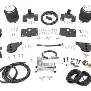 Rough Country Air Spring Kit w/compressor 4 Inch Lift Kit Ram 1500 2WD/4WD (2009-2018 & Classic)